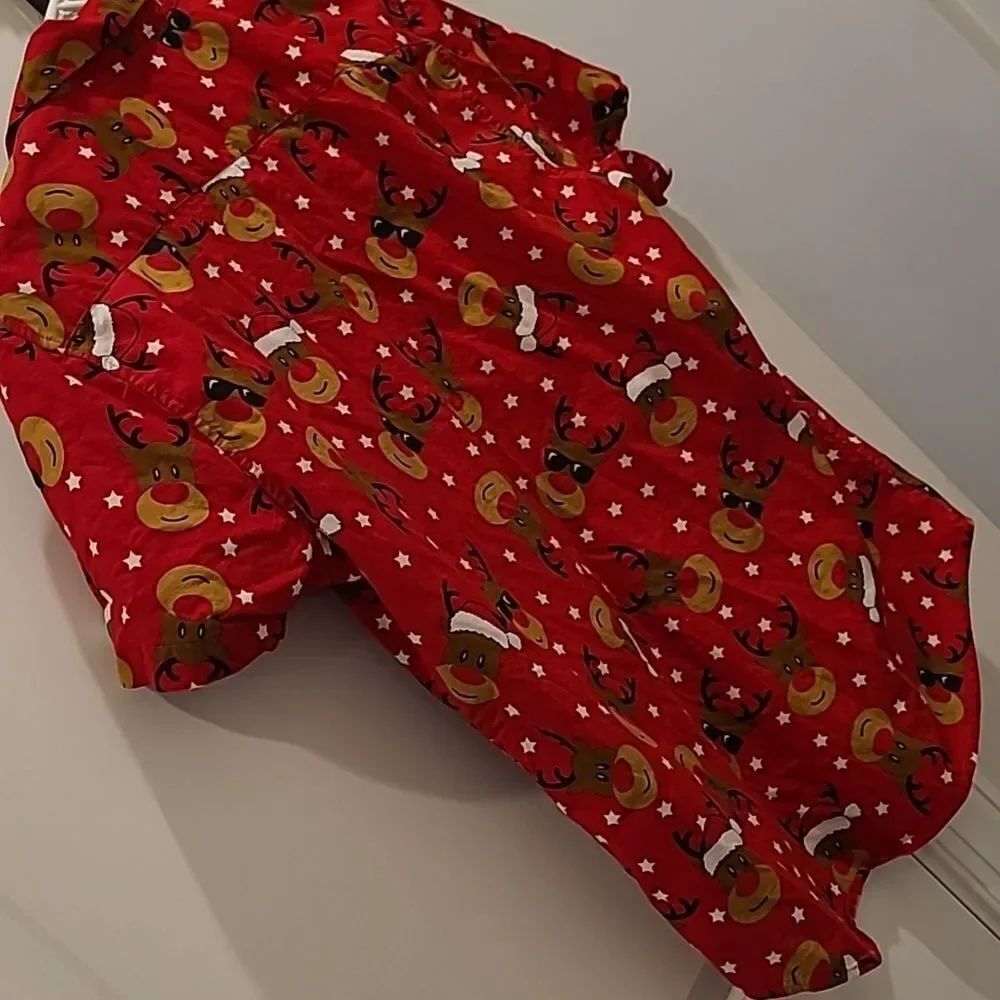 Denim & Flower Ricky Singh sz M Christmas shirt - Picture 3 of 10